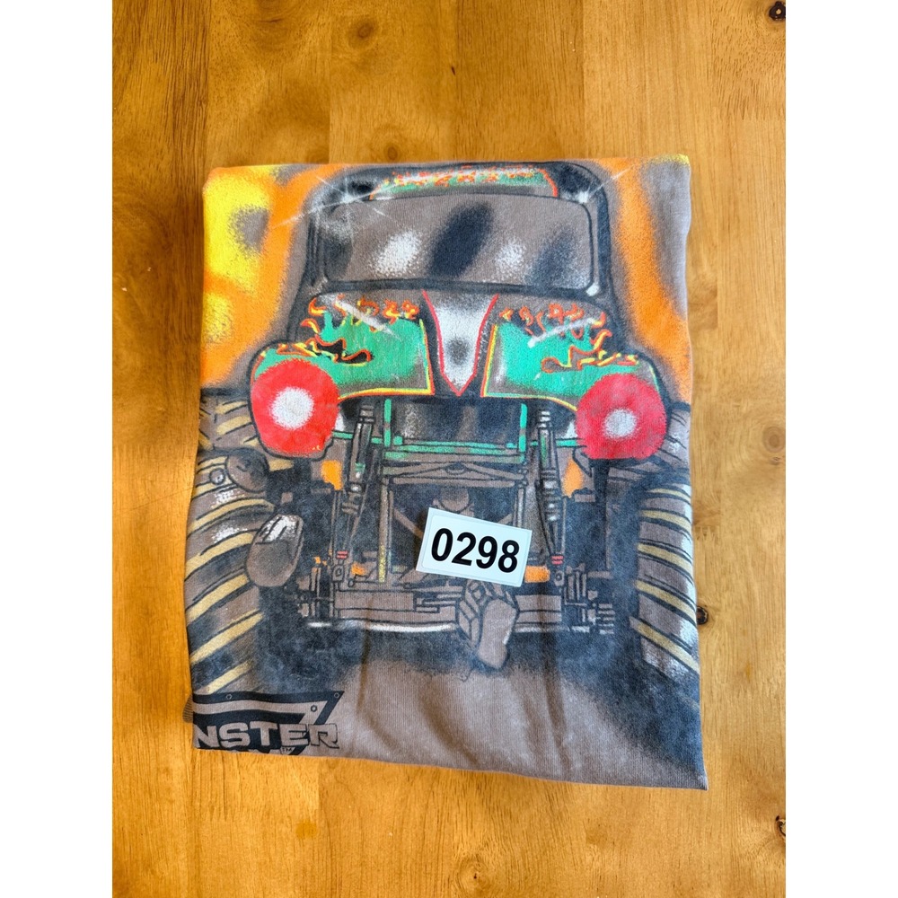 Monster Jam Grave Digger Kids Brown Graphic Tee XXL 18 Anything But First 298 - Picture 5 of 5